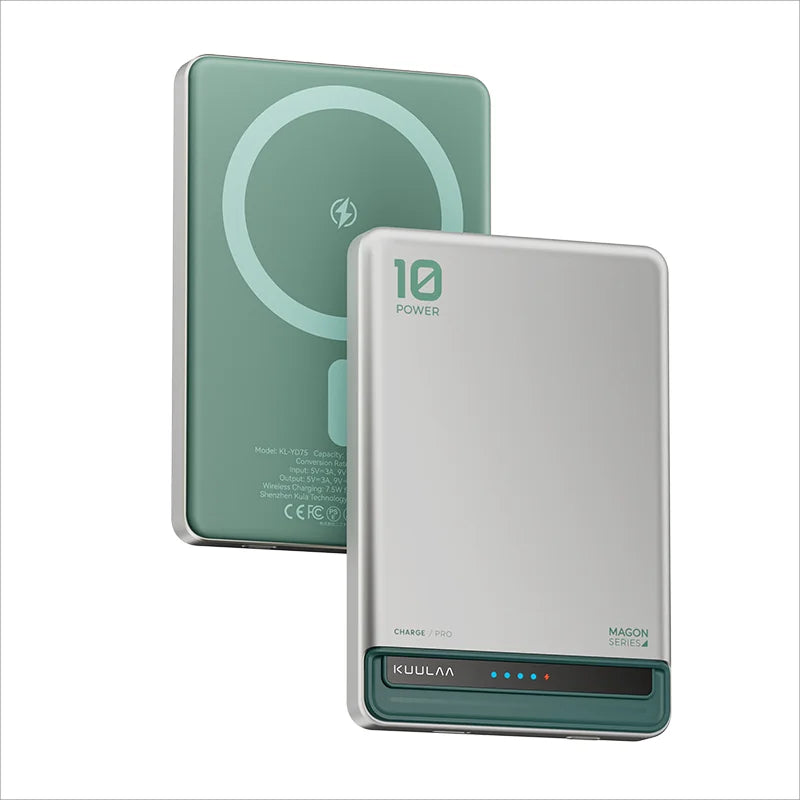 Mágneses Power Bank 10 000 mAh – MagSafe-kompatibilis, vezeték nélküli töltés"
