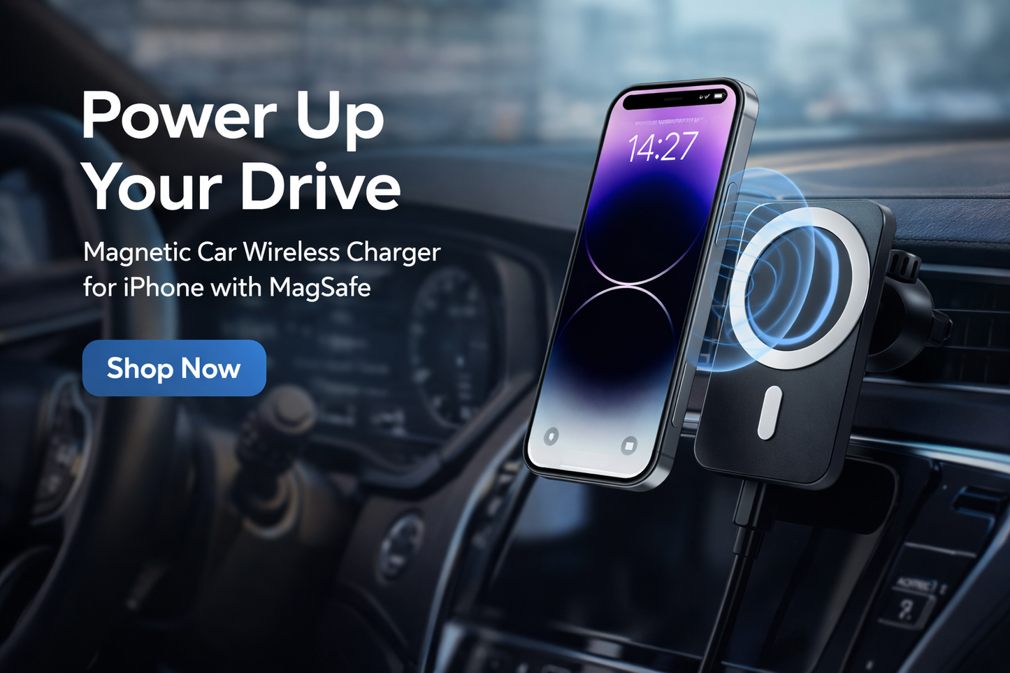SnapCharge Drive™ – Magnetic Car Charger!!