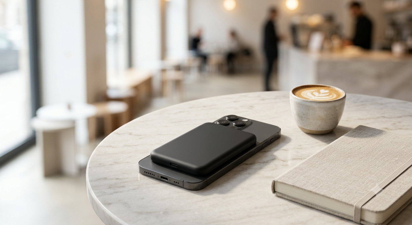 Mágneses Power Bank 10 000 mAh – MagSafe-kompatibilis, vezeték nélküli töltés"
